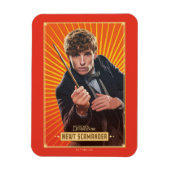 Newt Scamander Character Graphic Magneet (Verticaal)