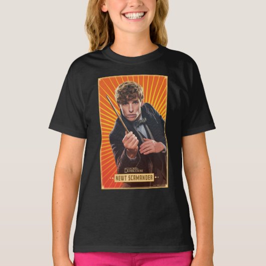 Newt Scamander Character Graphic T-shirt (Voorkant)