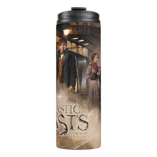 NEWT SCAMANDER™ & Co. op het treinstation Thermosbeker (Voorkant)