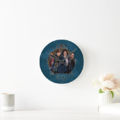 NEWT SCAMANDER™ en Company Art Nouveau Lijst Ronde Klok (Huis)