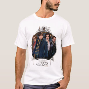 NEWT SCAMANDER™ en Company Art Nouveau Lijst T-shirt
