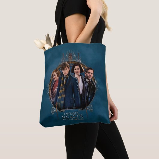 NEWT SCAMANDER™ en Company Art Nouveau Lijst Tote Bag (Dichtbij)