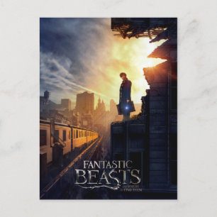 NEWT SCAMANDER™ in Destroyed Building Briefkaart