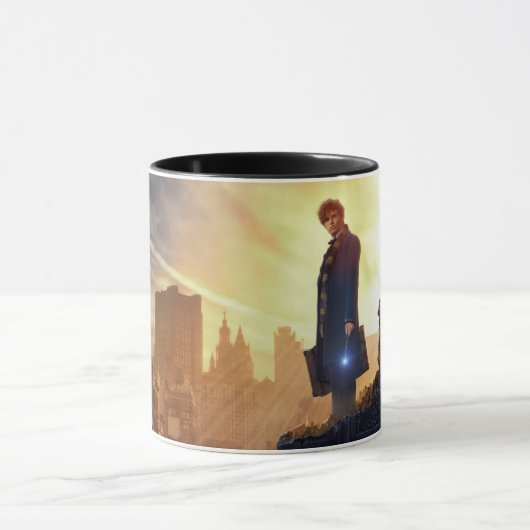 NEWT SCAMANDER™ in het verwoeste gebouw Mok (Midden)