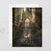 NEWT SCAMANDER™ in MACUSA™ Headquarters Briefkaart (Voorkant / Achterkant)