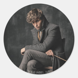 NEWT SCAMANDER™ Photo Ronde Sticker