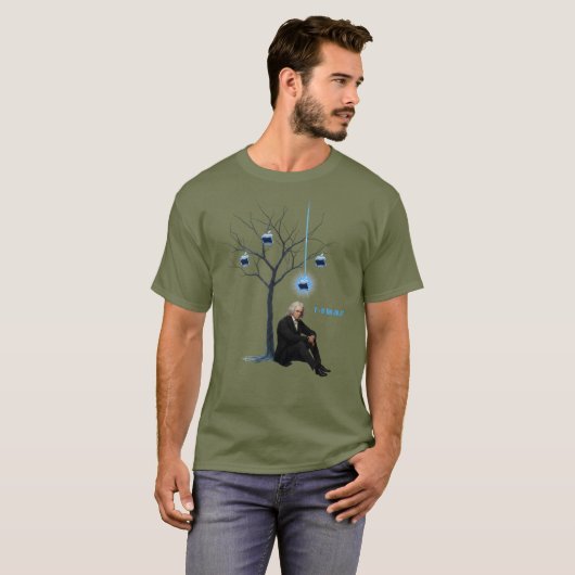 Newton & Apple design T-shirt (Voorkant volledig)