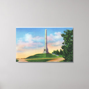 Newton Battlefield Park Uitzicht Canvas Afdruk