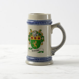 Newton Coat of Arms Stein - Family Crest Bierpul