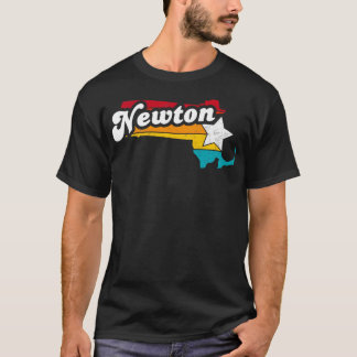 Newton Massachusetts Verdrietig Souvenir 2 T-shirt
