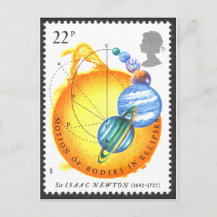 Newton Orbits Briefkaart
