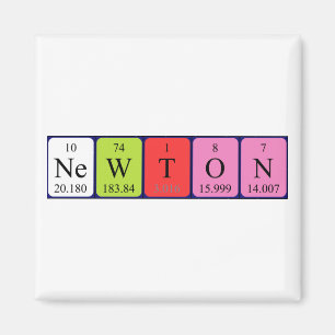 Newton periodieke lijstnaam magnet magneet