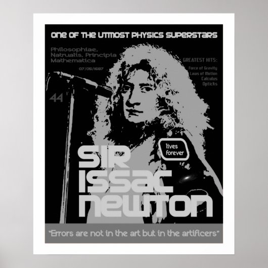 Newton Poster (Voorkant)