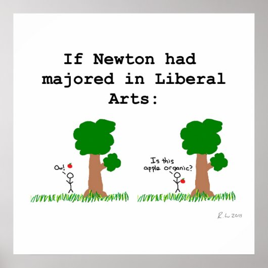 Newton Poster (Voorkant)