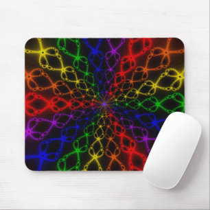 Newton Rainbow   Rainbow Fractal Art Muismat