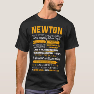 NEWTON volledig onverklaarbare familiekerst T-shirt