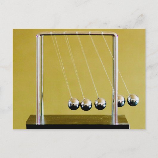 Newton's Cradle Briefkaart (Voorkant)