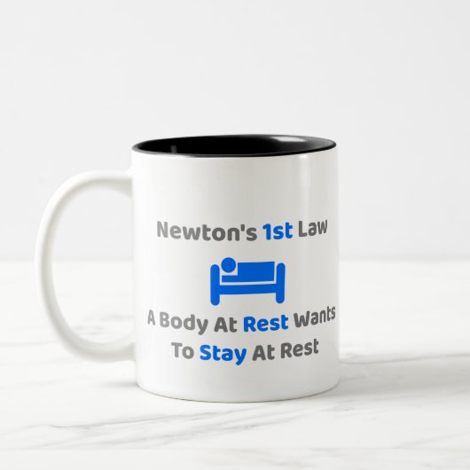 Newton's eerste Mok (Links)