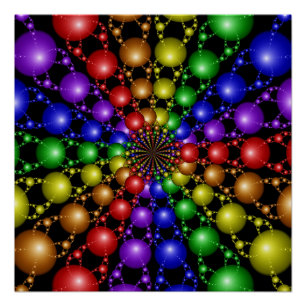 Newton's perfecte Poster voor regenboog Perfect Poster