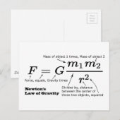 Newton's wet op de universele gezondheidszorg briefkaart (Voorkant / Achterkant)