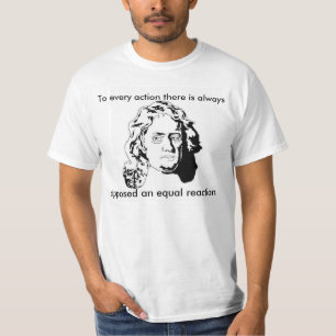 Newton's wet t-shirt