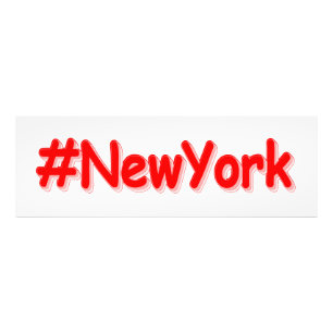"#NewYork " Cute Design. Bestel nu Foto Afdruk