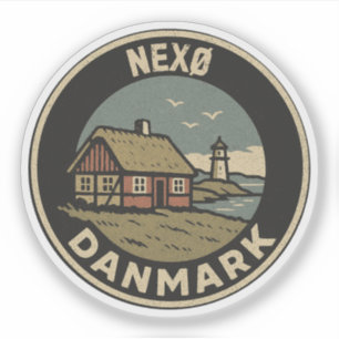 Nexø, Denemarken Danmark  Sticker