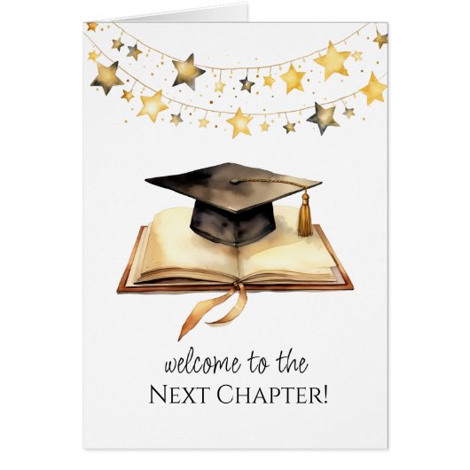 Next Chapter Congratulations Graduate Greeting  (Voorkant)