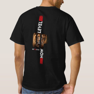 Next Level Leeuw Heren T-shirt – Motiverend
