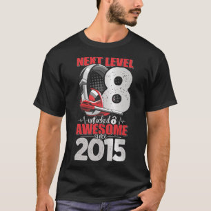 Next Level Ontgrendeld 8-jarige jongen 2015 Headse T-shirt