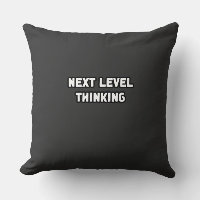 Next Level Thinking Innovatie Groei Visionair MI Kussen (Voorkant)