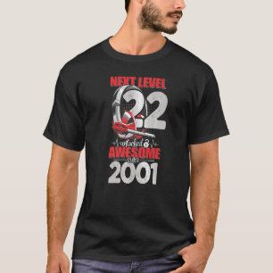 Next Level Unlocked 22 jaar oude jongen 2001 Heads T-shirt