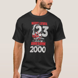 Next Level Unlocked 23 jaar oude jongen 2000 Heads T-shirt