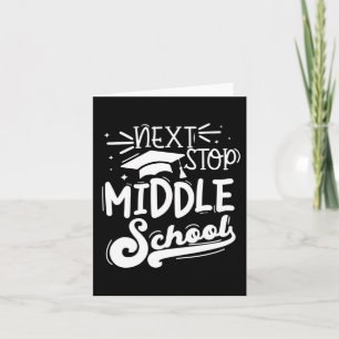 Next Stop Middelbare School Fifth Grade Afstuderen Kaart