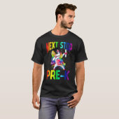 Next Stop Pre K Graduation Unicorn T-shirt (Voorkant volledig)