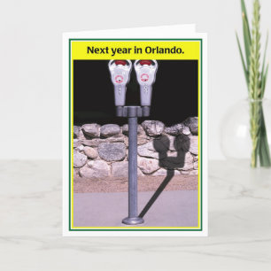 Next Year in Orlando Funny Passover Card Kaart