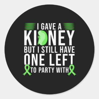 Ney Donor Ney Transplant Ronde Sticker