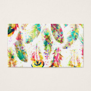 Nez de plumes cool à l'aquarelle tendance