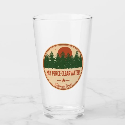 Nez Perce-Clearwater National Forest Glas (Voorkant)