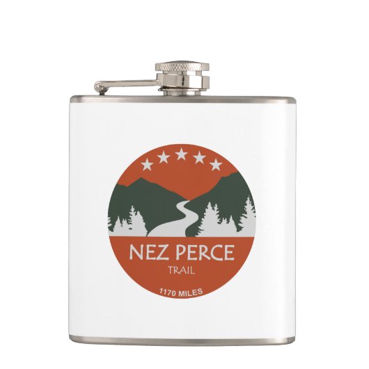 Nez Perce Trail Heupfles (Voorkant)