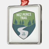 Nez Perce Trail Metalen Ornament (Links)