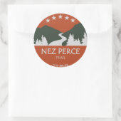Nez Perce Trail Ronde Sticker (Tas)