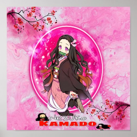 Nezuko Kamado Poster (Voorkant)