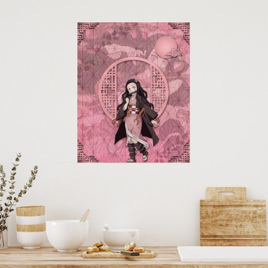 Nezuko Kamado-Poster Poster (Keuken)