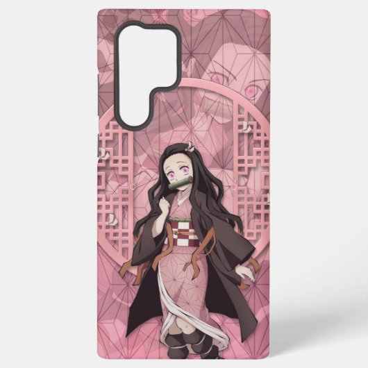Nezuko Kamado Samsung Galaxy Hoesje (Achterkant)