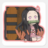 nezuko sticker (Voorkant)