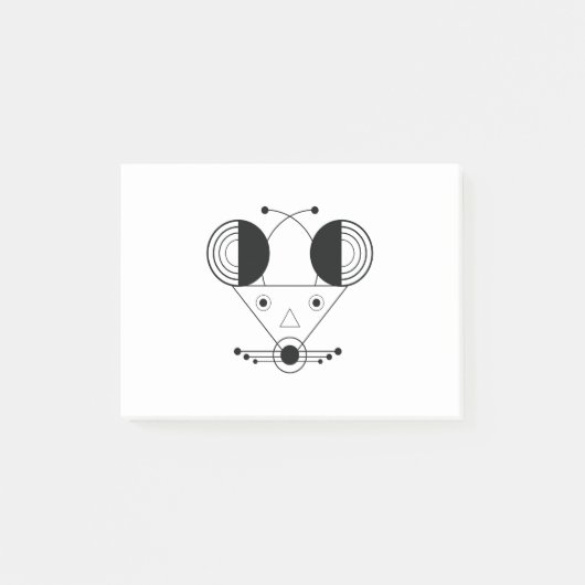 Nezumi Rat Post-it - Clever Note Style (Voorkant)