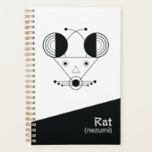 Nezumi Rat Zodiac - Geometrische energie-editie Planner (Voorkant)