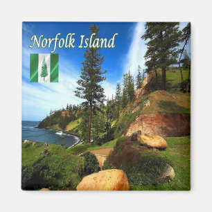NF - Norfolk Island - Panorama Magneet