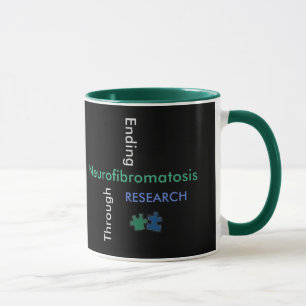 NF-SYMBOOL (NIEUW SLOGAN) Mok/Groen handvat Mok